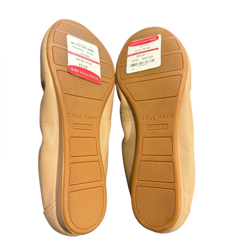 Cole Haan Leather Flats NWT 10.5 - Picture 6 of 8